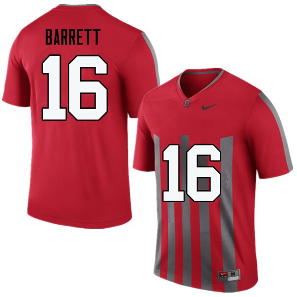 Ohio State Buckeyes #16 J.T. Barrett Men College Jersey Throwback
